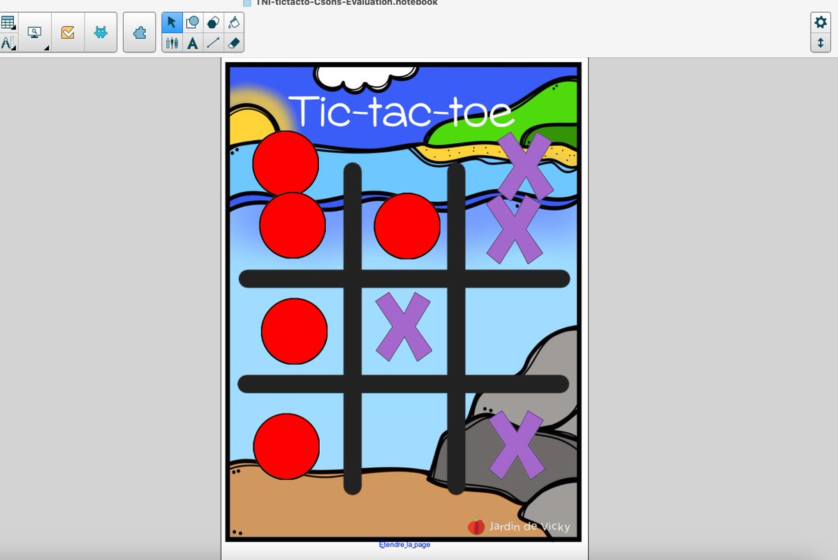 marilene_goulet's tweet photo. Apprendre les #phonèmes des lettres et les #sonscomplexes est aussi simple que de jouer au #TicTacTo. Susciter l'#apprentissage par le jeu c'est toujours une pratique gagnante surtout en mode virtuel.
#engagement #struturessyllabiques #jaiperdu #elleagagné https://t.co/Ov4KGmUOz3