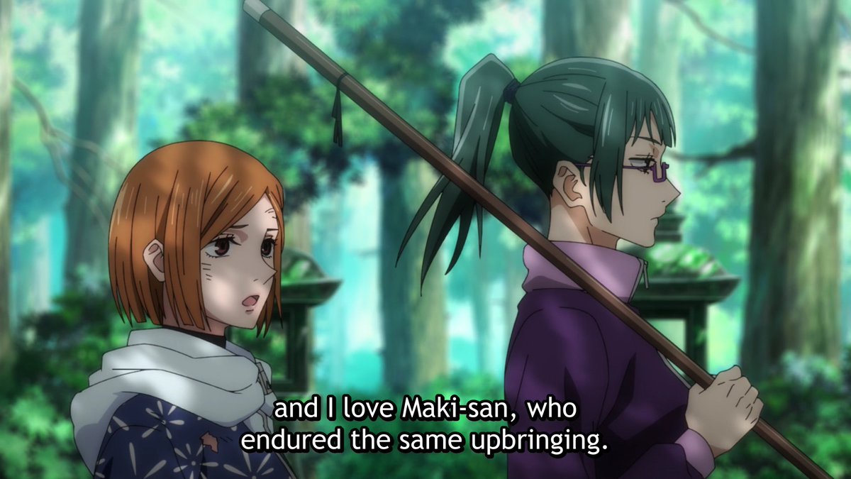 Having the Mai/Maki comparison brought here teaches you to learn who a person really is before judging them.Just as in Yuji's case.