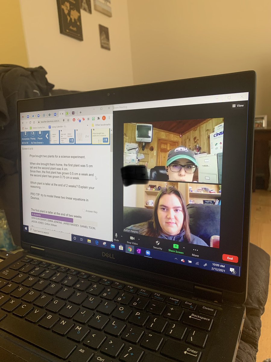 KatlynPeeps's tweet photo. LOVING that students are CHOOSING to join zooms on SNOW DAYS! The cold never bothered us anyway. #GCForward https://t.co/CTJrdcHNue