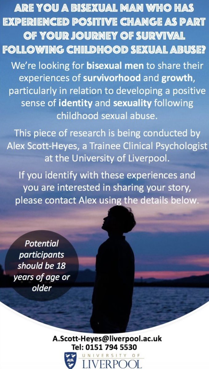 Male Survivor Study tweet media