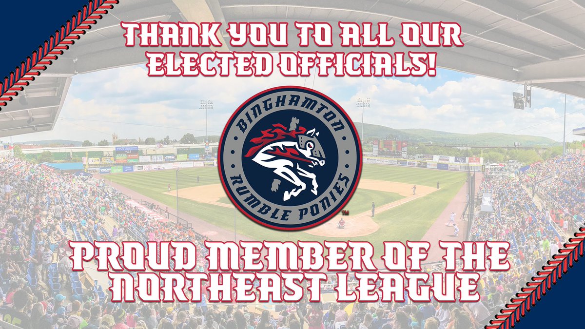 Binghamton Rumble Ponies (@rumbleponiesbb) on Twitter photo Thank you to <a href="/SenSchumer/">Chuck Schumer</a> , <a href="/LeaderFlanagan/">Senator Flanagan</a> , @ABrindisiNY , <a href="/fredakshar/">Fred Akshar</a> , <a href="/MayorRichDavid/">Mayor Rich David</a> , <a href="/jasongarnar/">Jason Garnar</a> , <a href="/DonnaLupardo/">Donna Lupardo</a> , and Dan Reynolds, Chairman of the Broome County Legislature for all their efforts in keeping baseball in Binghamton! Read more here: milb.com/binghamton/new… Thank you to <a href="/SenSchumer/">Chuck Schumer</a> , <a href="/LeaderFlanagan/">Senator Flanagan</a> , @ABrindisiNY , <a href="/fredakshar/">Fred Akshar</a> , <a href="/MayorRichDavid/">Mayor Rich David</a> , <a href="/jasongarnar/">Jason Garnar</a> , <a href="/DonnaLupardo/">Donna Lupardo</a> , and Dan Reynolds, Chairman of the Broome County Legislature for all their efforts in keeping baseball in Binghamton! Read more here: milb.com/binghamton/new…