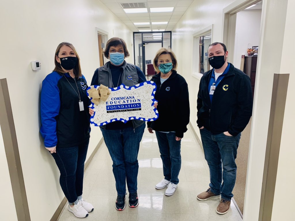 Happy to support the <a href="/CorsicanaEF/">CEF</a> and their amazing work in taking care of our <a href="/CorsicanaISD/">Corsicana ISD</a> students and staff. Thank you!