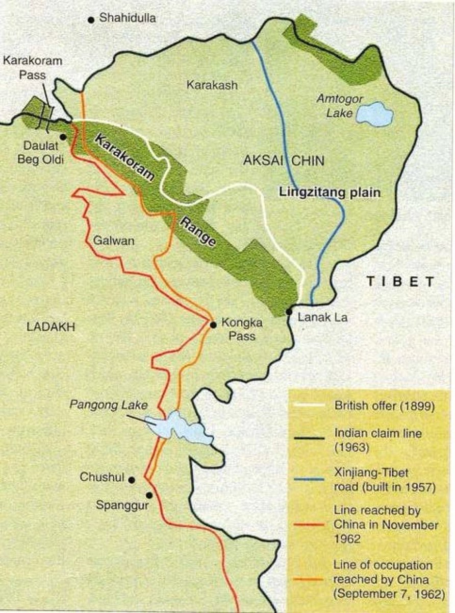 3/17Five months after the road was opened (on February 3, 1958), Subimal Dutt, the Indian Foreign Secretary wrote to Nehru: there seemed little doubt that the newly constructed 1200 kilometre road connecting Gartok in Western Tibet with Yeh in Sinkiang passes through Aksai Chin