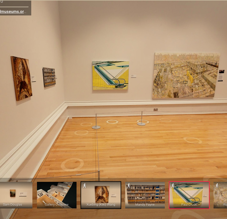 pfcrook's tweet photo. I'm so pleased to have my painting 'Yellow Escalator' exhibited in this years @JMPaintingPrize  It's a real honour to be amongst the company of so many really excellent painters. The show is now available to view online.    https://t.co/KbxgaVqqf9 https://t.co/X0YemnrPc7