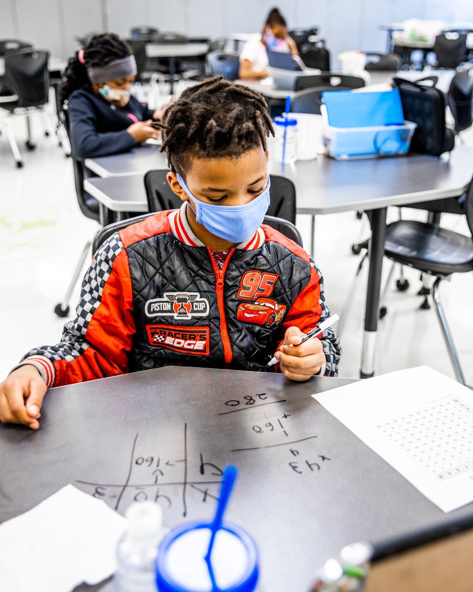 IPROMISESchool's tweet photo. Our 4th graders are learning and improving their multiplication skills. For some children, learning a new math skill can be challenging, but there’s nothing we can’t do with a little perseverance! What advice would you give these scholars who are learning this essential skill? https://t.co/eFSBtSu8g5