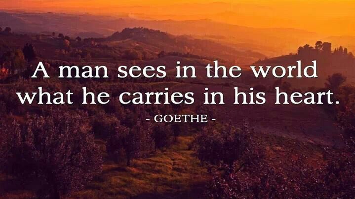 The Family member advises the interviewers to guard their thoughts carefully and to think about beautiful things because our world works like a mirror. He says if you see doom and gloom, then that is what you are projecting. The world reflects back to you what you put out.