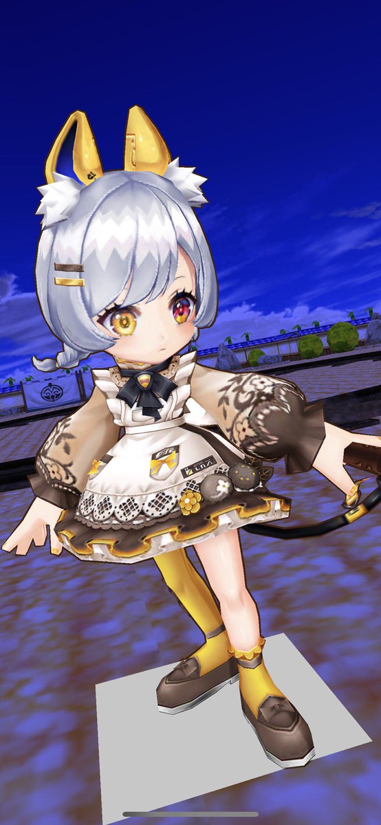 天鵞絨 主張激し過ぎてロード画面めり込んでる クリア後のエプリルの足元に型紙 白猫バレンタイン起動画面 壁紙用