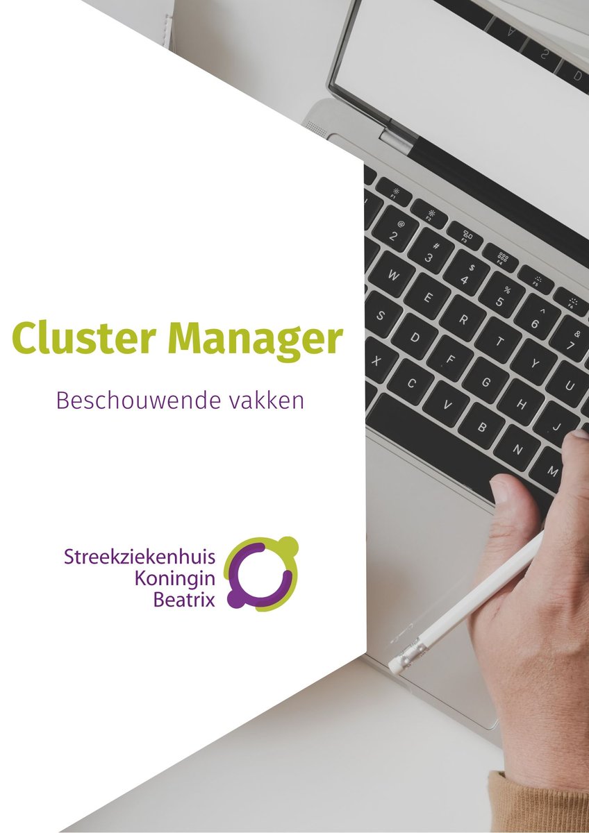 GEZOCHT: voor het Streekziekenhuis Koningin Beatrix zijn wij op zoek naar een Cluster Manager Beschouwende Vakken. Die mee wil bouwen. Wil je het verschil maken, dan is dit iets voor jou. Kijk voor meer informatie op: cksearch.nl/vacatures/221/… (delen wordt gewaardeerd).

#Zorg