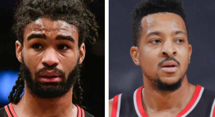 White is a combo guard, just like CJ McCollum (29 years old). Coby today is better than CJ was at 20. This can work (Cleveland is doing the same thing, w/ 2 combo guards with Garland and Sexton), but you need an elite defender at the 3 who more guard-centric defensively.