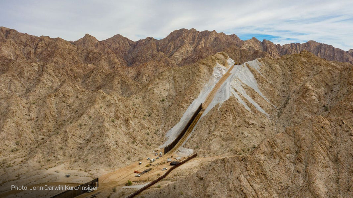Half-built walls and ruined mountains: These photos and video show the remains of Trump's incomplete border wall.