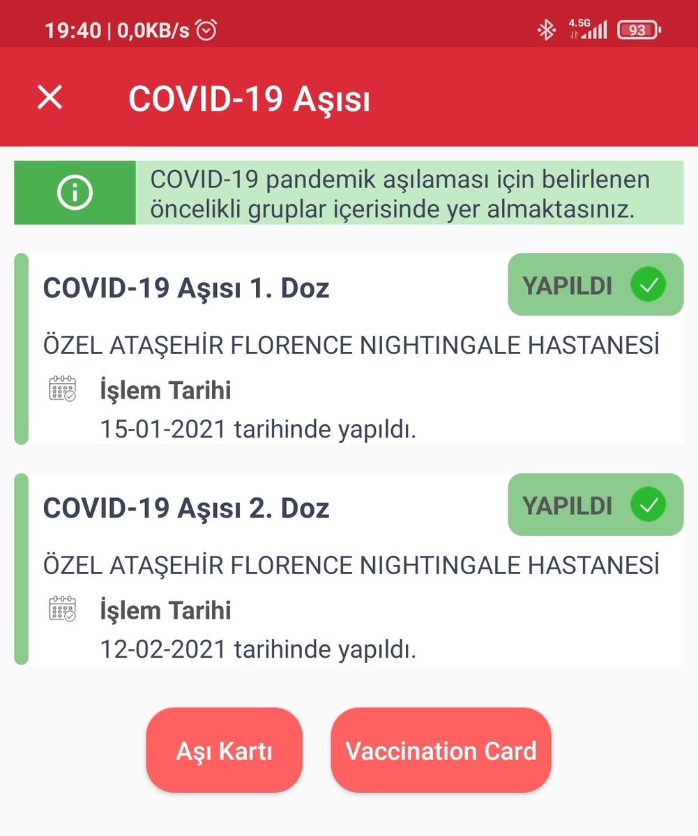 MerveC_16's tweet photo. Böyle böyle bitireceğiz bu illeti.
#CoronaVac #2doz #coronavirus https://t.co/EHk23v2mpm