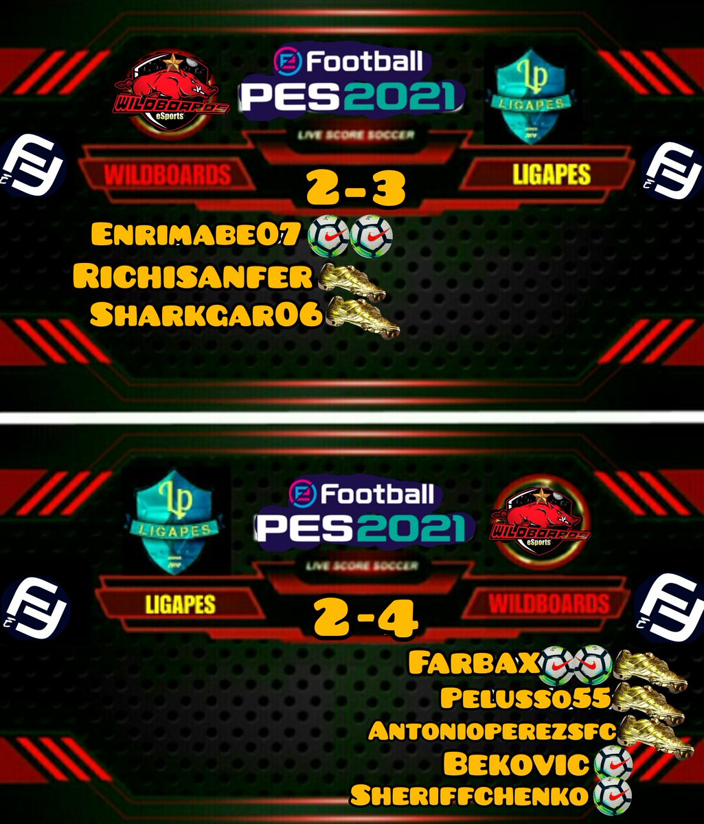 Seguimos sumando en la Liga @eFootball_10v10 donde conseguimos 3 puntos muy disputados ante un gran rival como es <a href="/WEBLIGAPES/">LIGAPES</a> . Nos habría gustado sacar los 6 puntos pero no fue posible. Pero esta liga es muy larga y todo suma. Partido a partido vamos jabatos 🐗💪