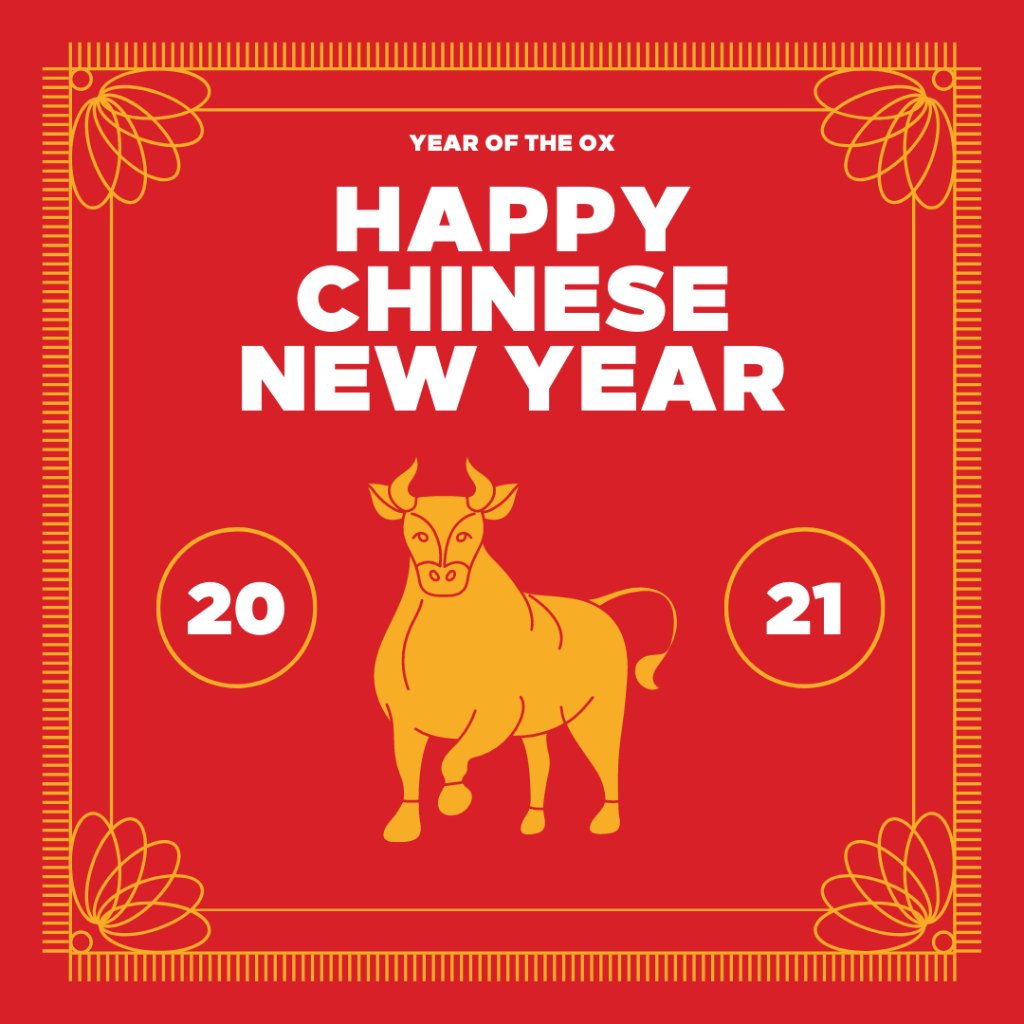 May you be happy and prosperous! 
#YearOfTheOx 🐂