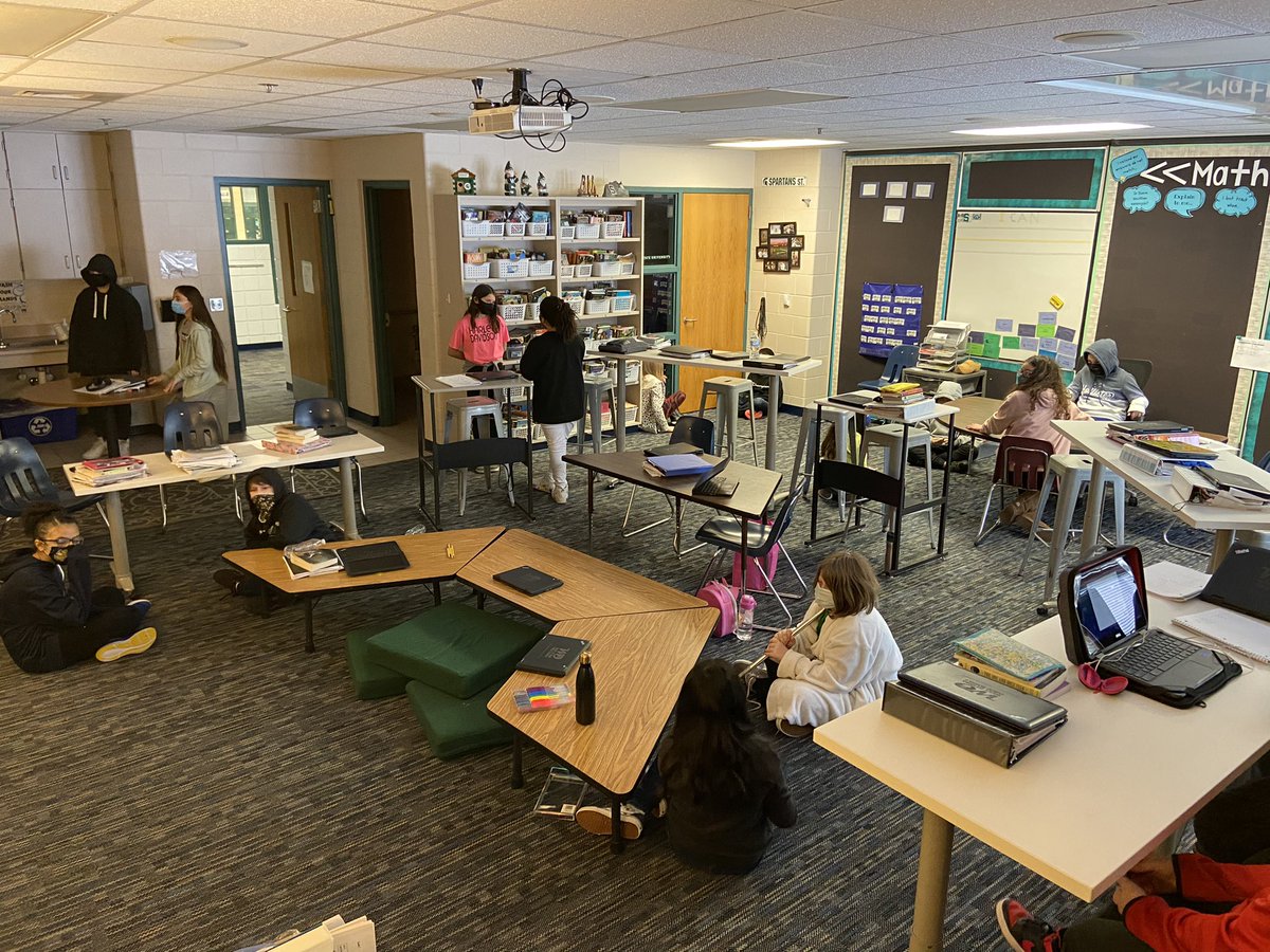 The activity of “breaking down walls” is becoming a M,W,F morning hit. Q&amp;A convo. 10 min. Blended groupings. 1 “deep” suggested ? by teacher. All others up to Ss. Example - what is a painful challenge you have overcome? #moments #conversation