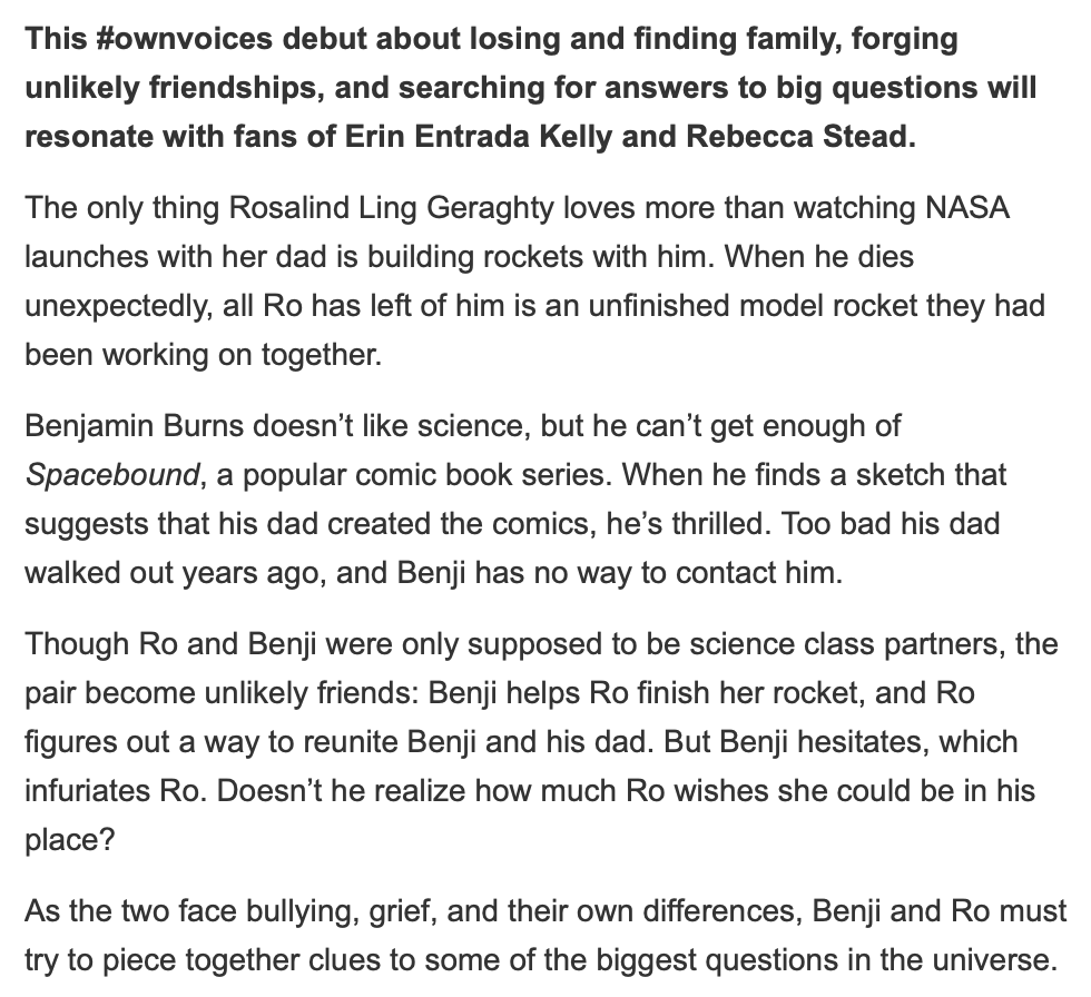 CLUES TO THE UNIVERSE by Christina Li  @CLiwrites(MG Historical, out January 12) https://amzn.to/3a6dC84&nbsp; @Harpercollins