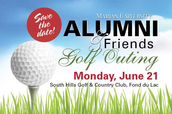 marian_wi's tweet photo. It's cold. But that doesn't mean we can't look ahead to the...

JUST ANNOUNCED
RETURNING
REVAMPED 
Alumni and Friends Golf Outing! 

Register now to receive your discount: https://t.co/nODaaZOrQq https://t.co/Xex0vEAiA8