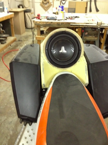 Mach1_CarAudio's tweet photo. We don’t complete installs on just vehicles. Check out this awesome 2012 Polaris Snowmobile we worked on! https://t.co/j0NAm2D69e