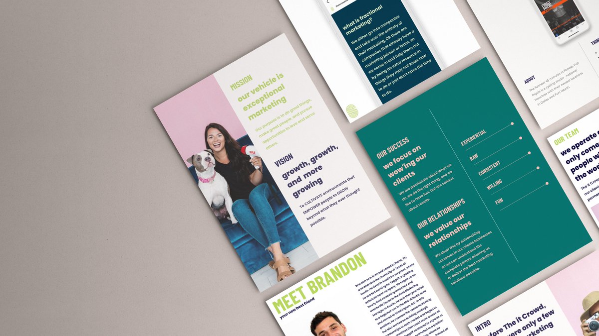 theitcrowdmktng's tweet image. Our logo isn&apos;t the only thing we&apos;ve updated lately. We&apos;ve also updated all of our collateral, including our pitch deck!

If you&apos;ve been thinking of working with us, be sure to email Taylor at taylor@itcrowdmarketing.com to see all of our latest resources.