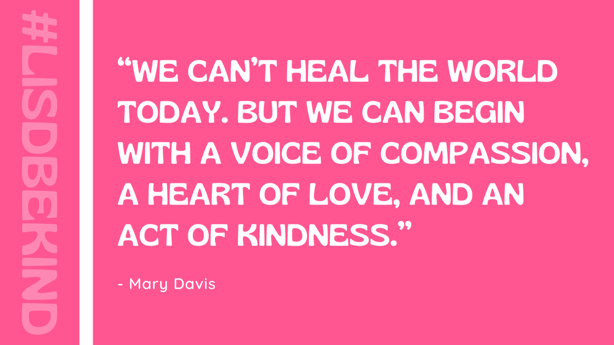 LewisvilleLC's tweet image. Today’s kindness focus is being kind to our educators! Our students were challenged to send an email (or tweet a shout-out) to an impactful teacher today. #LISDBEKIND #LLCaccelerates