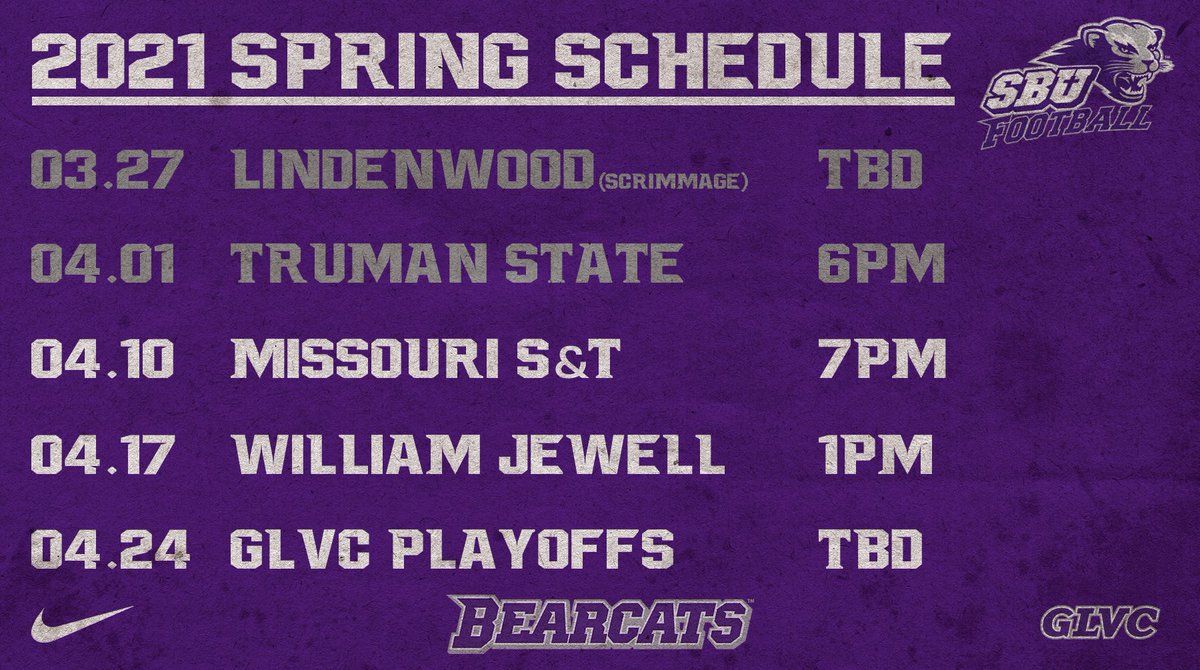🚨2021 SPRING FOOTBALL SCHEDULE!!🚨

#LIU #TPW
