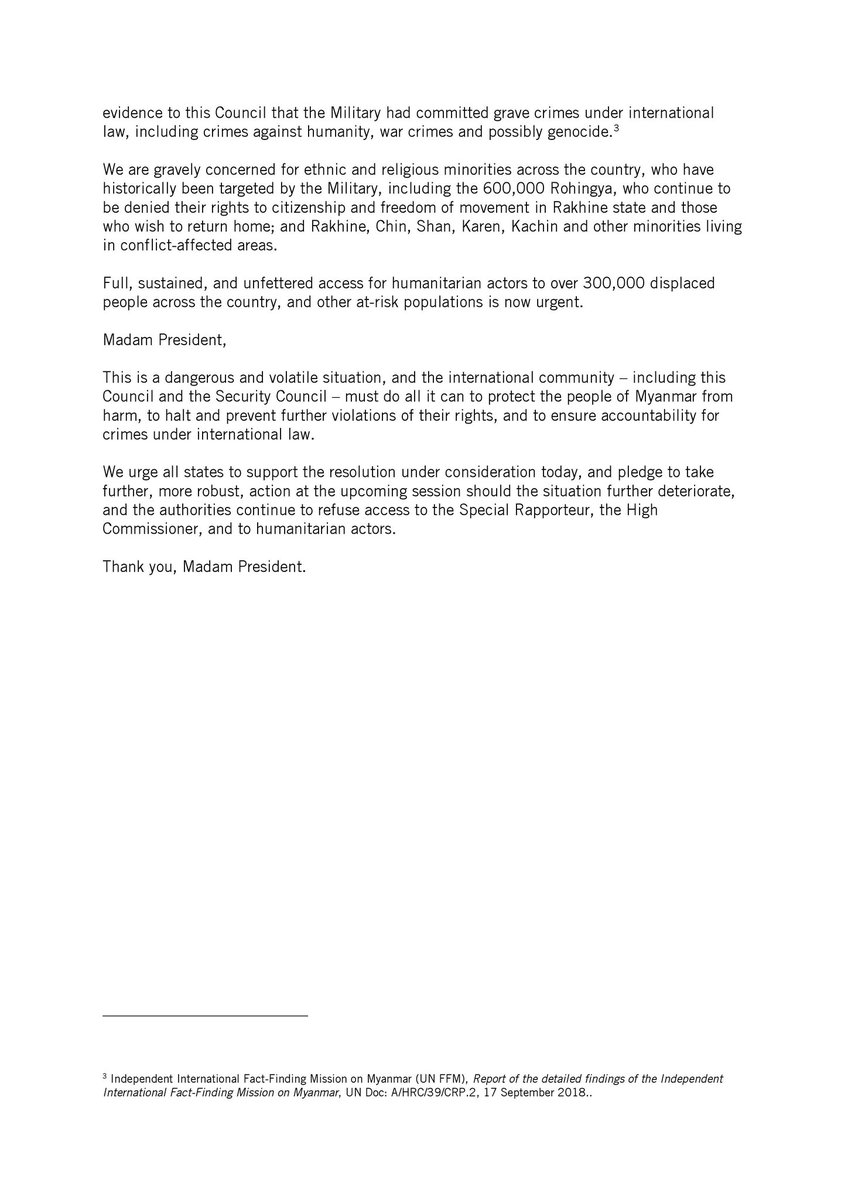 saadhammadi's tweet photo. “We are gravely concerned for ethnic and religious minorities...including the 600,000 Rohingya, who continue to
be denied their rights to citizenship and freedom of movement in Rakhine state and those who wish to return home."
@amnesty #SS29 statement: https://t.co/0zDUsfEp2i https://t.co/LVpK4zFcYj