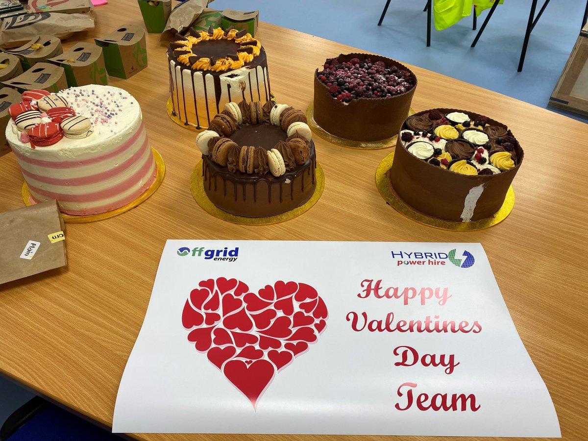 offgridenergy's tweet image. We love our team ❤️ and there’s no better way to show it than with CAKE! Spread a little love (and green energy) this Valentine’s #loveyouremployees #dreamteam #generatebetter #offgridenergy

#offgrid #offthegrid #hybridpower #renewableenergy #ev #evcharging #sustainability