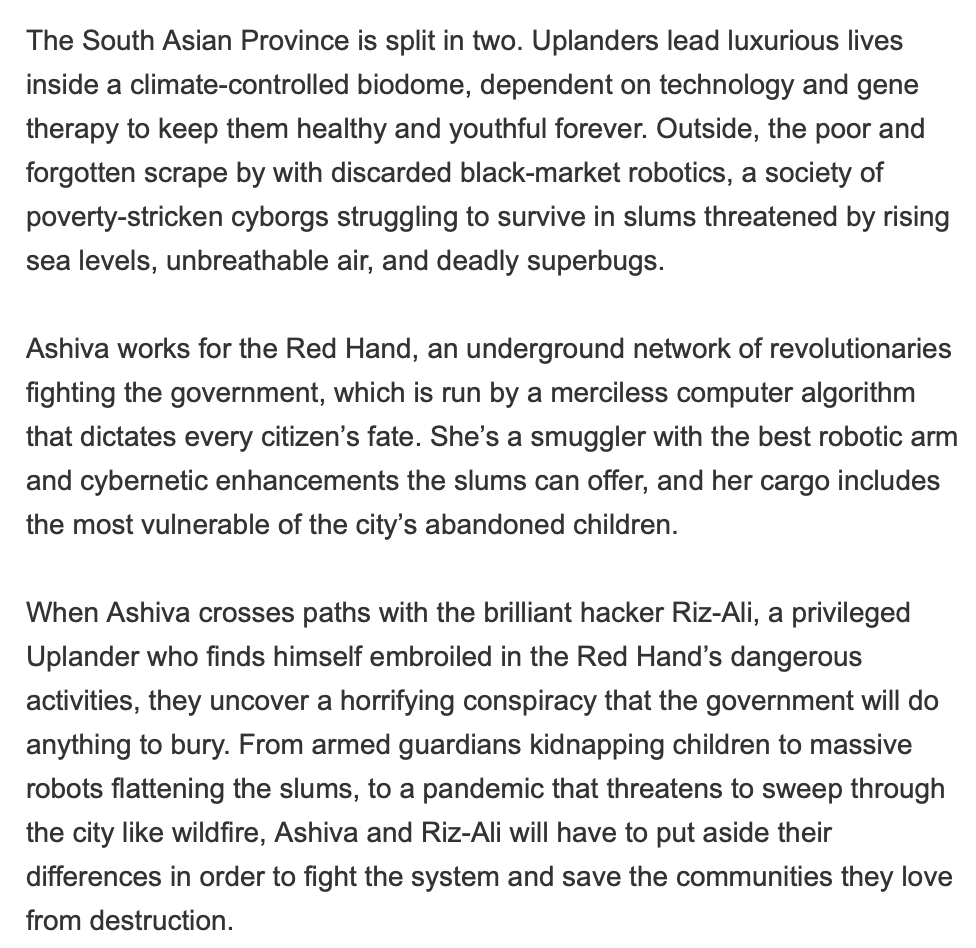 RISE OF THE RED HAND by Olivia Chadha  @ockaur(YA SFF, out February 2) https://amzn.to/3p9vymP&nbsp; @Erewhonbooks