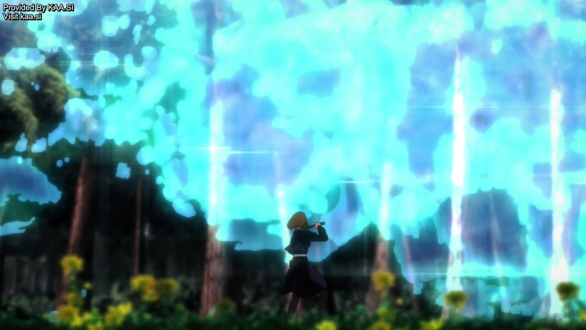 Viewers probably got impressed here and may have wondered how she did that.Her "haiprin" technique allowed her to make her cursed energy flow out of her nails to blow the tres up, making Momo's flight more difficult