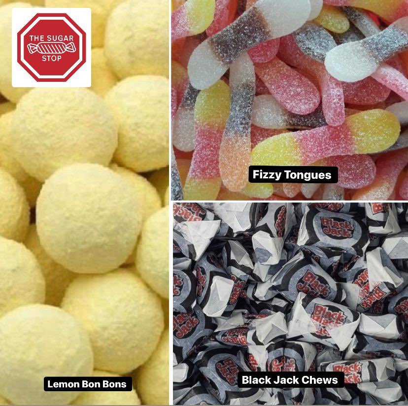 Whats your favourite?! It has to be fizzy tongues surely? 

We stock all of these plus over 50 other variety of pick and mix! Why not order yourself an end of the week treat 🤷🏼‍♂️

Head to : thesugarstop.co.uk 

#picknmix #sweets #treat #treatyourself #sugar