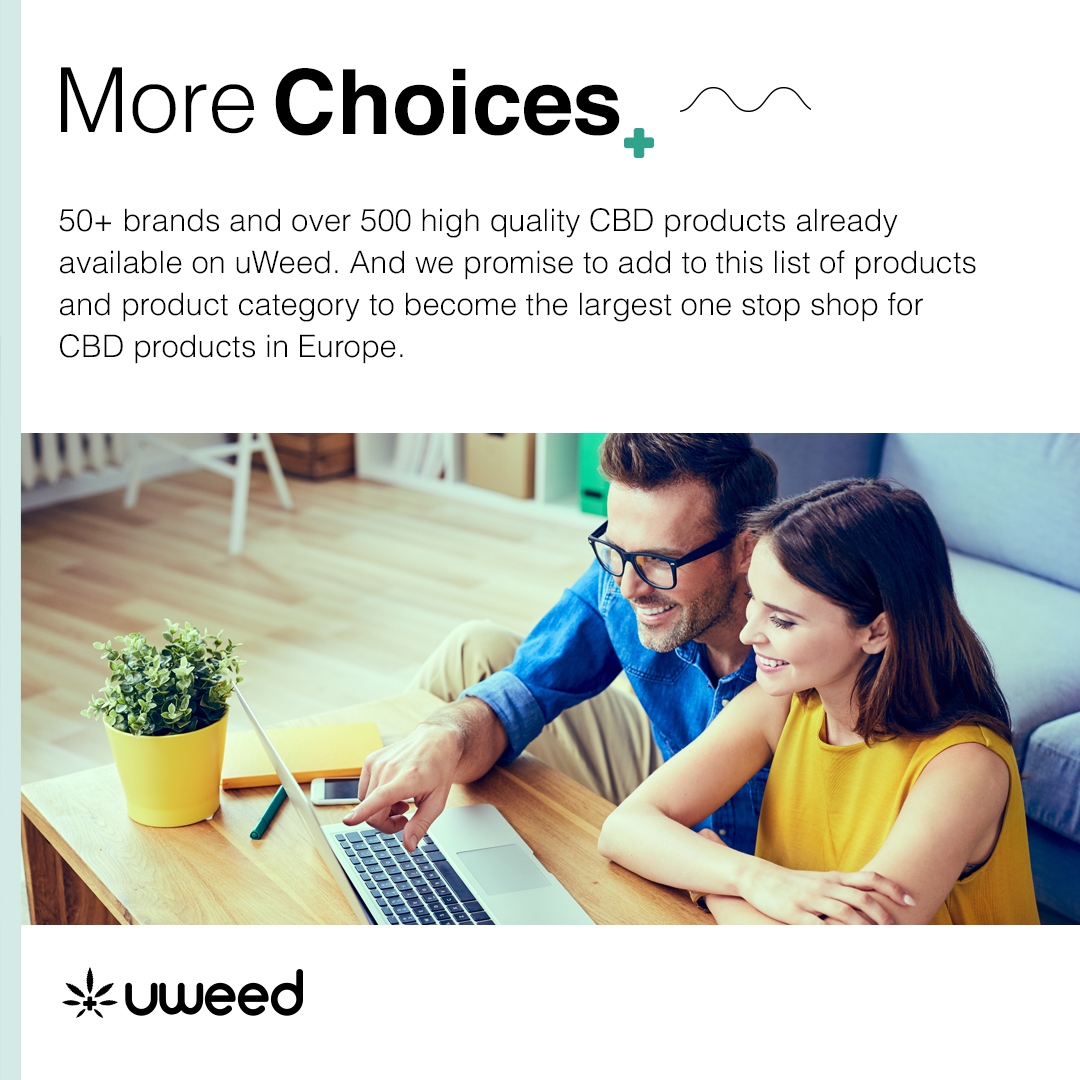 uWeedCH's tweet photo. Whats NEW about your favorite CBD store ? 🤩

500+ CBD products and promises to add more to be become the biggest collection of HIgh quality CBD products in Europe. 

One stop shop for CBD products 😀
⁠⁠ https://t.co/NQHKdemYIo