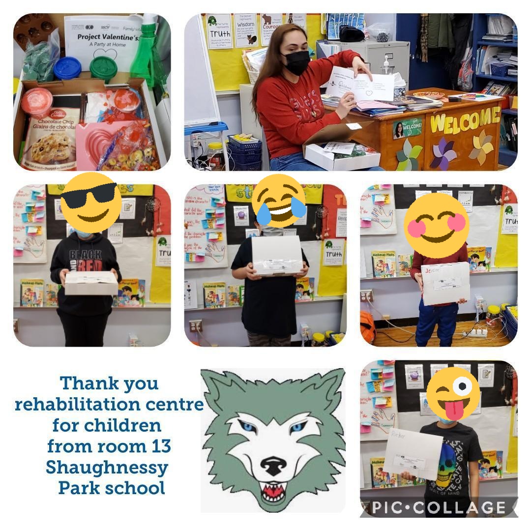 mvillafranca2's tweet photo. The timberwolves of Room 13 sends their heartfelt THANK YOU💕💕 to the #rehabilitationcenterforchildren Manitoba for the awesome Valentine's day kit! 
@ShaughnessyPK 
@WsdSupport
@WinnipegSD 
 Thank you @brigettekosmac for delivering them! 😀 https://t.co/Pv4f2AczuL