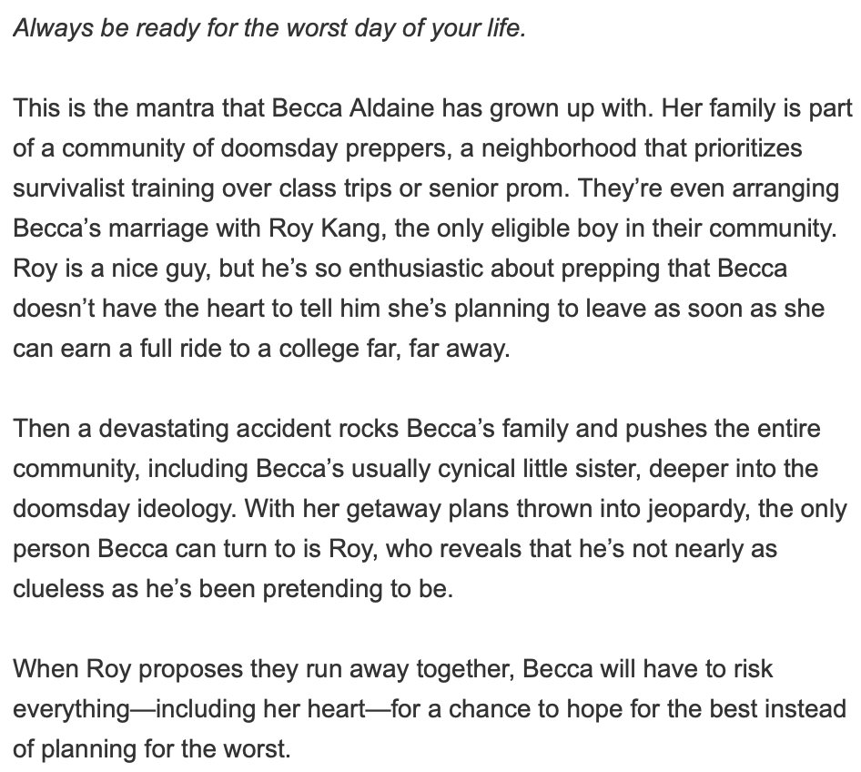 PREPPED by Bethany Mangle  @BethanyMangle(YA Contemporary, out February 23 with Margaret K. McElderry Books  @simonschuster) https://amzn.to/39F9M5W&nbsp;