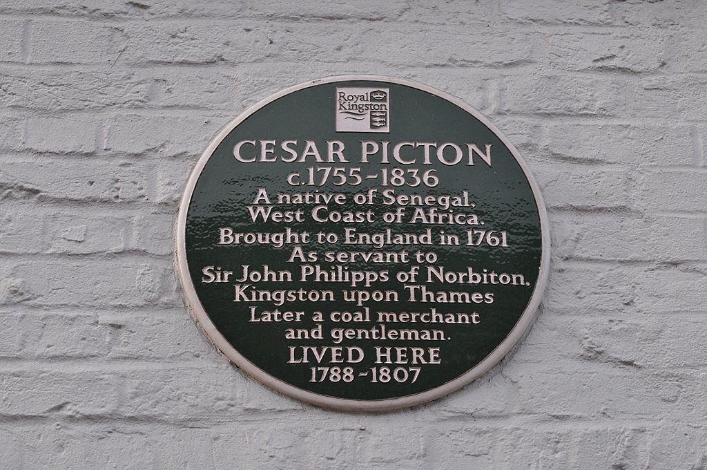 Another well-known figure was Cesar Picton. Kidnapped at 6, he was brought to England in 1761 and worked in the family of Sir John Phillips until the death of his employers. Using a legacy, he became a coal merchant and eventually worked his way from merchant to gentleman
