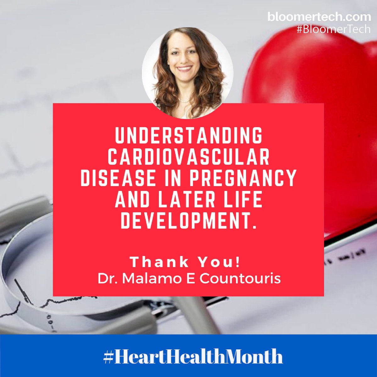 Bloomer Tech (@bloomertech) on Twitter photo Dr. Malamo E Countouris is a cardiologist with a focus on women’s cardiovascular disease. Studying hypertensive disorders of pregnancy and mechanisms for development of later life cardiovascular disease.
Thank You Dr. Malamo E Countouris #heartmonth #goredforwomen <a href="/malamo512/">Malamo Countouris</a> Dr. Malamo E Countouris is a cardiologist with a focus on women’s cardiovascular disease. Studying hypertensive disorders of pregnancy and mechanisms for development of later life cardiovascular disease.
Thank You Dr. Malamo E Countouris #heartmonth #goredforwomen <a href="/malamo512/">Malamo Countouris</a>