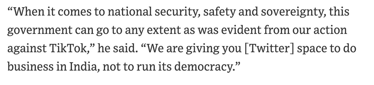 Basically, here was the Govt of India, politely telling the social media 'crusaders' - SAADDA Kutta Tommy. Have no doubts about that!