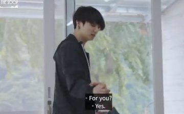 When in the soop, hobi asked jungkook to paint for him then he said yes and made a beautiful masterpiece