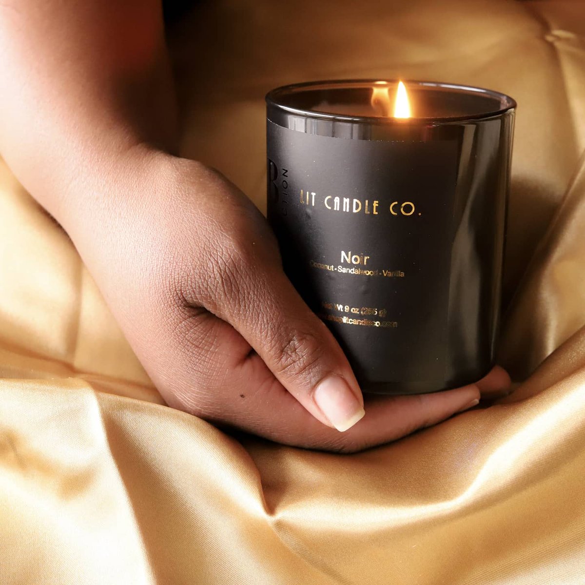Elegant...Sweet...Magical...Powerful...BLACK. That's what comes to mind at the sound of Noir. What a beautiful name

#StayLit &amp; shoplitcandleco.com