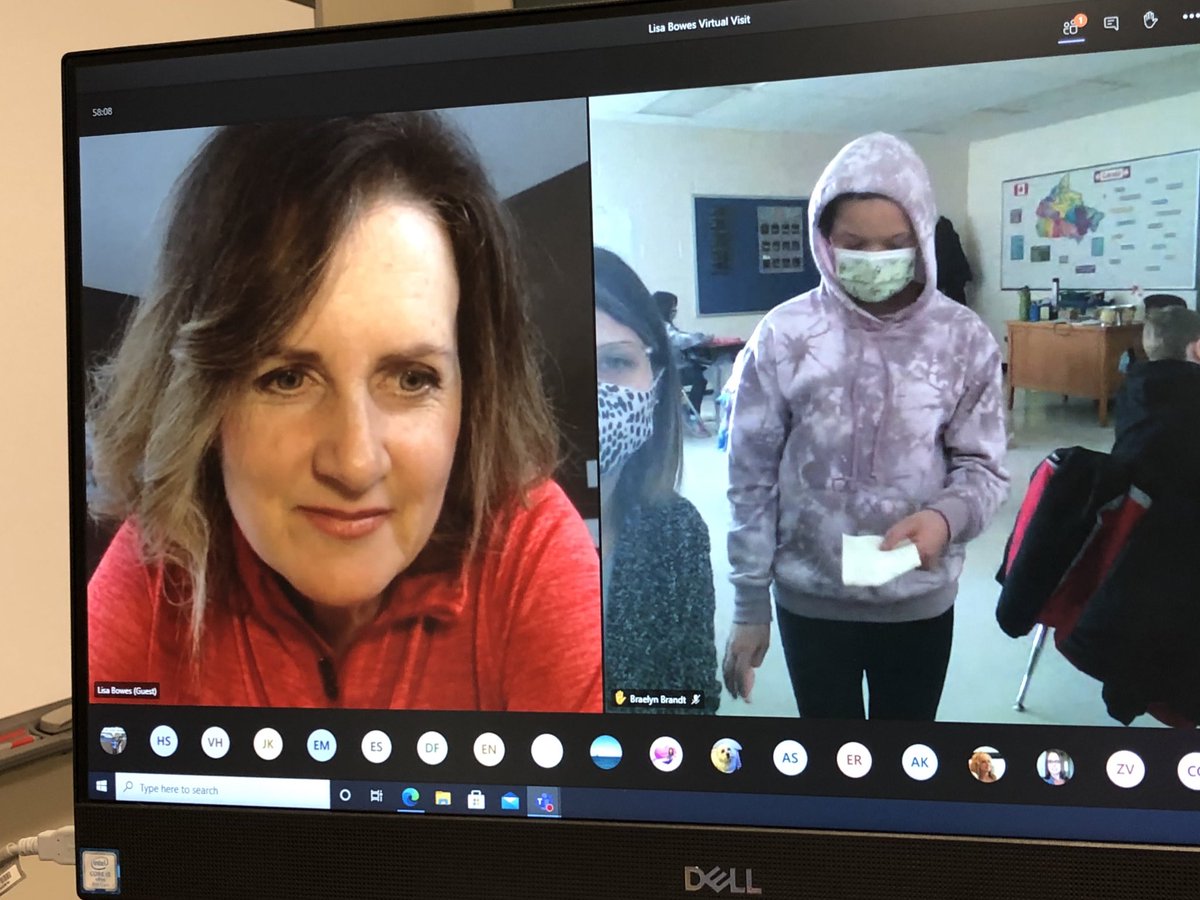 We just finished the best virtual author visit with <a href="/lisabowes/">Lisa Bowes</a>! Our kids can’t wait for your next <a href="/lucytriessports/">Lucy Tries Sports</a> book to come out. Thanks for sharing your stories with them today! #ilovetoread