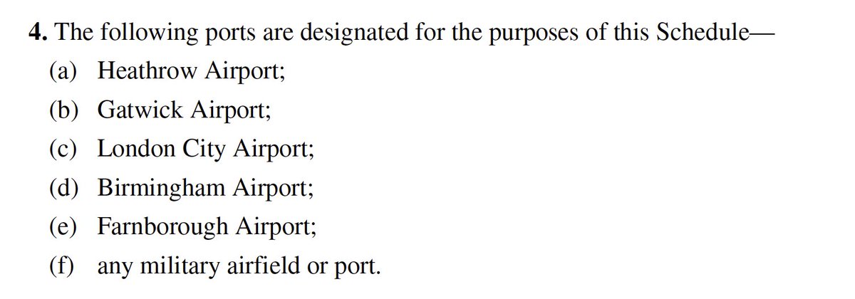 Anyway, you have to go to one of these (air)ports
