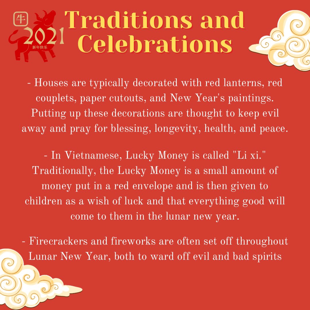 LSUGammas's tweet photo. Happy Lunar New Years! 🐂🧧Today marks the beginning of the 15 day festival that’s celebrated and observed by millions of people around the world. 
Swipe to learn some quick facts about Lunar New Years and a fun HErmosa Memory from our sxster, #35 Lilly “Induila” Nguyen! ❤️ https://t.co/C0X3k8pKew