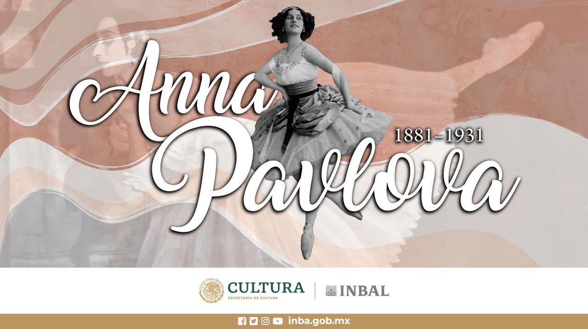 bellasartesinba's tweet image. En el 140 aniversario de su natalicio recordamos a Anna Pavlova, una famosa bailarina de ballet del siglo XX. En 1905 Michel Fokine creó para ella "La muerte del cisne", convirtiéndose ésta en su pieza más representativa.