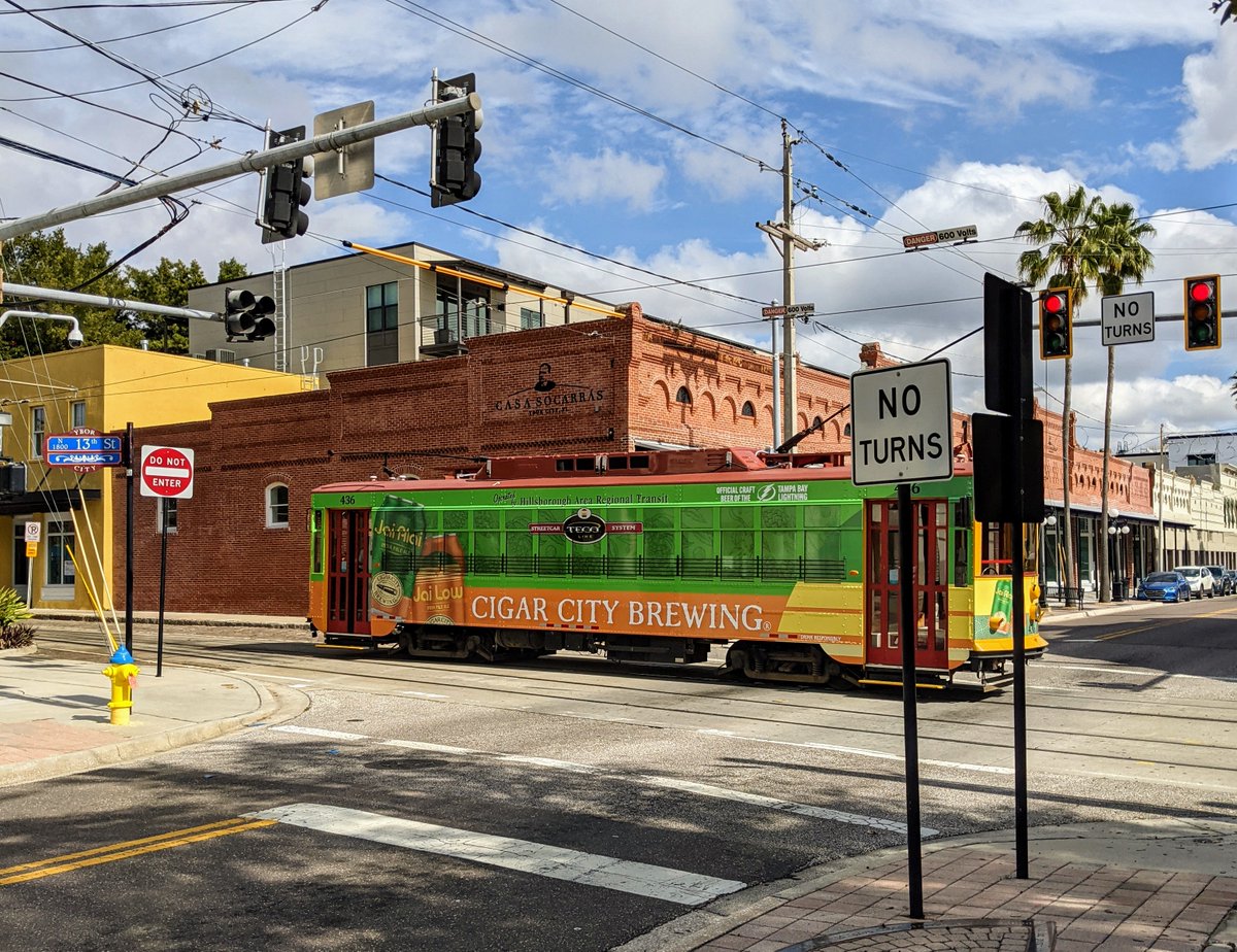 Hop on the FREE <a href="/TampaStreetcar/">TECO Line Streetcar</a> and treat yourself to lunch! The Streetcar operates every 15 minutes. No need to worry about losing your parking spot!

TRACK YOUR 🚋 car: tecolinestreetcar.org/#/livemap