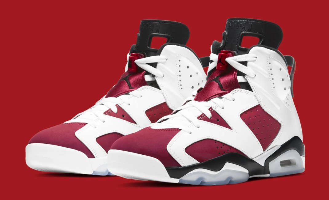 Air Jordan 6 "Carmine" drops tomorrow! 🔥

Who's ready for another cookout? 👀

Always the best info available in AnchorCook! &lt;3
