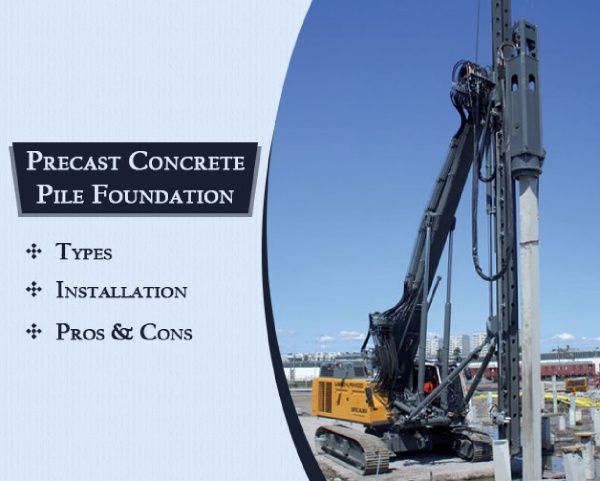 Gharpedia's tweet photo. Piles are slender structural members installed in the ground to β
support a load or compact the soil. Let us now understand about Precast Concrete Piles π https://t.co/SvJPpvNeqj β
#precastconcrete #precast #gharpedia #concrete #precastpiles https://t.co/j7zvdjNE2M