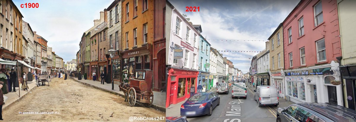 c1900 and 2021Main Street, Bandon in Co. CorkGoogle Street View: https://goo.gl/maps/xMdZifFsKRjyHH869