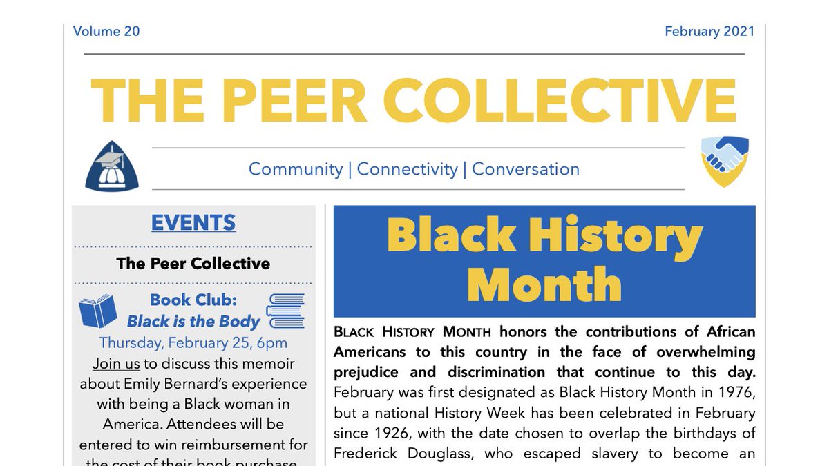 ElizabethPartan's tweet photo. Join @TPCHopkins in celebrating our Black colleagues with this month's edition of the newsletter! I've also collected some amazing Black History Month events and professional development opportunities happening in February. https://t.co/4JbB68HFna https://t.co/a2LtpQULOC