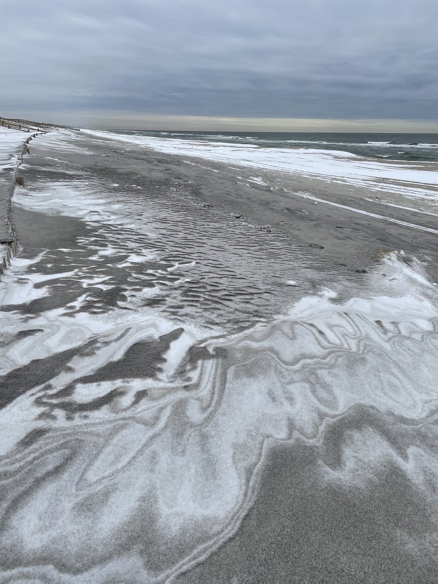 Lunchtime portion of my PD on Self care- snowy beach walk- invigorating! #CHPROUD #CHSTRONG