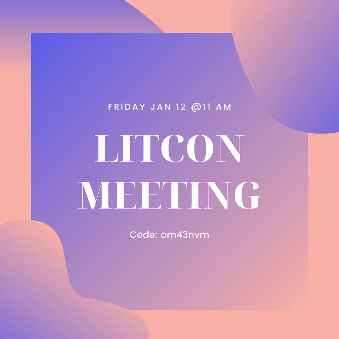 jchsLitCon's tweet image. Good morning members and happy Friday! Come join our meeting today and you are welcome to invite a friend. Hope to see you there. :)