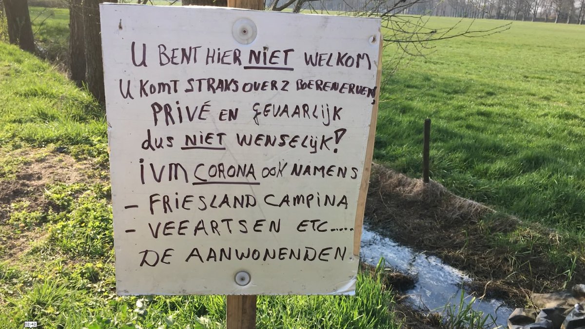 Boze boer die voorbijgangers bedreigde op openbare weg krijgt taakstraf..