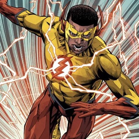 Wallace West - Kid FlashNephew of Iris, Cousin of Wally, and Son of Daniel. After the disappearance of his mom he went to live with his aunt. He gained the abilities of an alternate version of himself and after training with Barry and Meena defeated Godspeed & became Kid Flash.